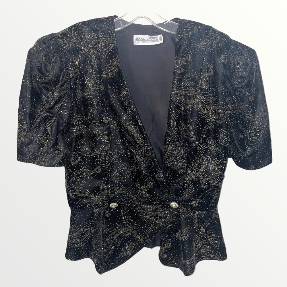 Vintage Jessica Howard Blazer short coat Sz 14